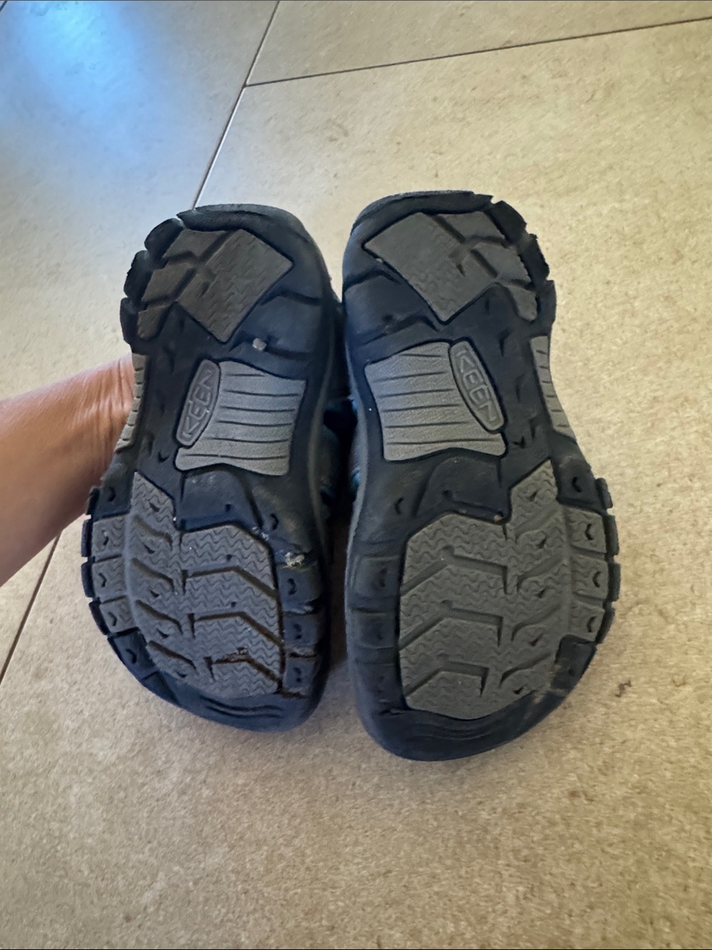 Keen Kids Grey and Blue Closed-Toe Water Sandals - Picture 5 of 5